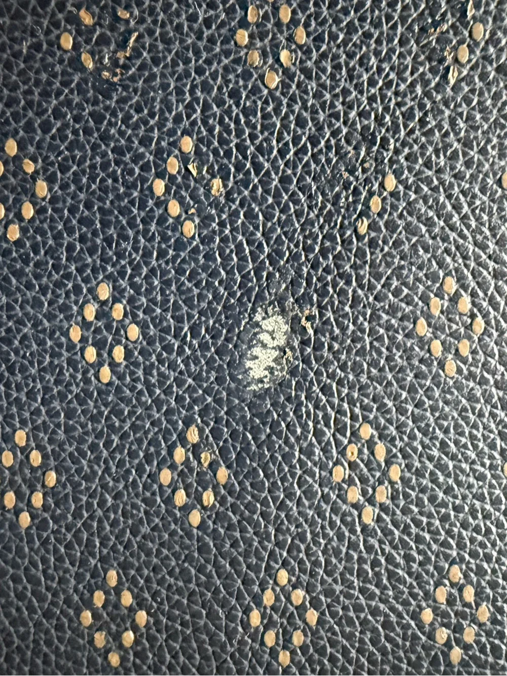 Coach F71561 Perry Slim Convertible Brief W/Diamond  Print Leather Blue | Used**